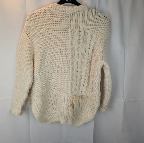 Simone Rocha Cream Sweater with Textured Design Size S In EUC - Picture 10 of 15